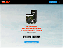 Tablet Screenshot of gamegolf.com